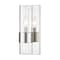 Z-Lite Lawson 1 Light Wall Sconce, Polished Nickel & Clear 343-1S-PN - alternate 1